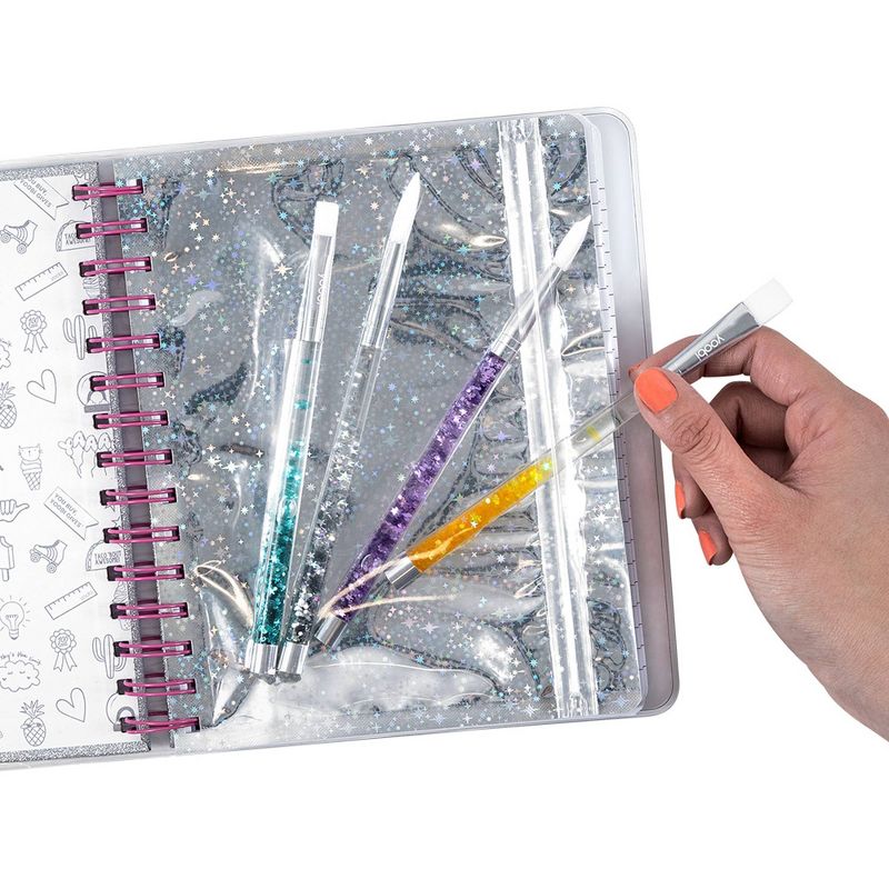 Lined Spiral Journal Glitter Get it Girl  - Yoobi™