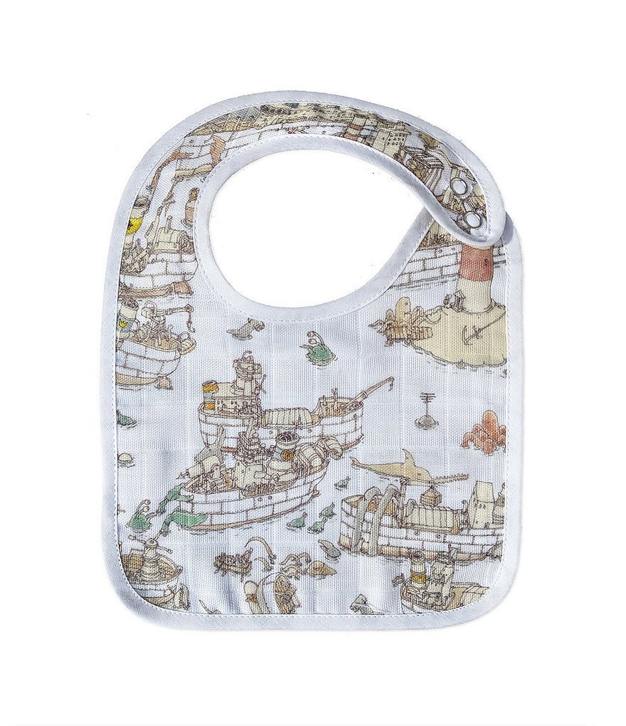 Atelier Choux Paris Organic Cotton Baby Up For Air Small Bib
