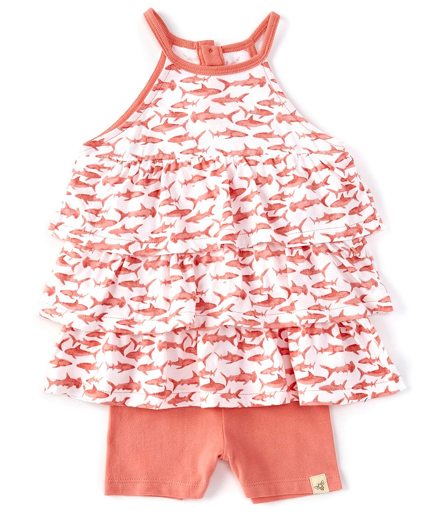 Champion Baby Girls 12-24 Months Short-Sleeve Classic Script Tee & Leggings Set