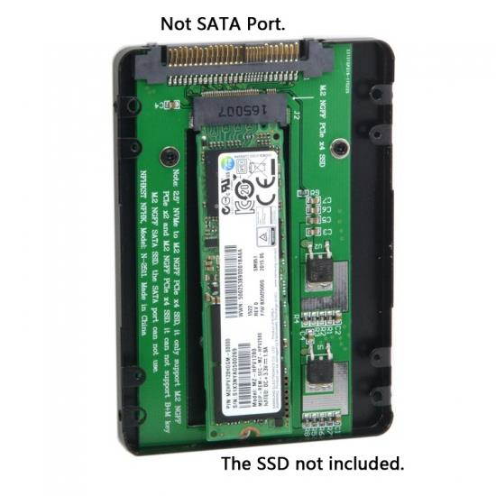 Xiwai SFF-8639 NVME U.2 to NGFF M.2 M-key PCIe SSD Case Enclosure for Mainboard Replace Intel SSD 750 p3600 p3700