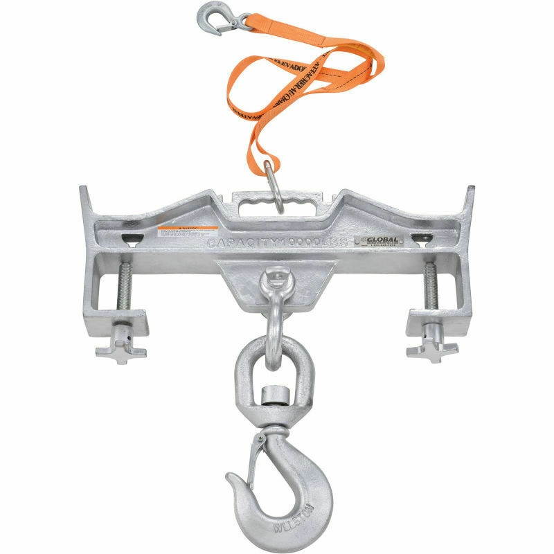 NEW! Double Fork Forklift Hook Attachment - 4000 Lb. Cap. - Swivel Hook!!