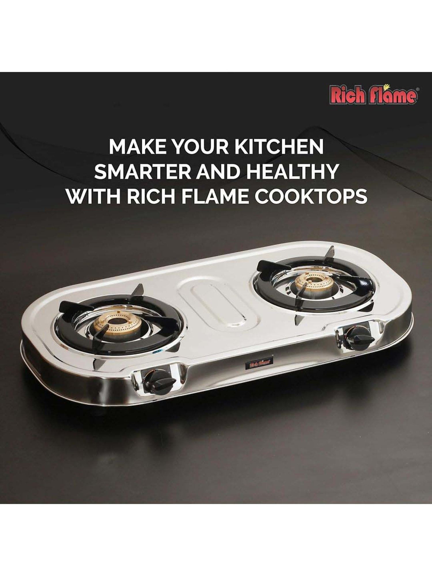 Range Kleen 4pc Porcelain Drip Pan Set Black