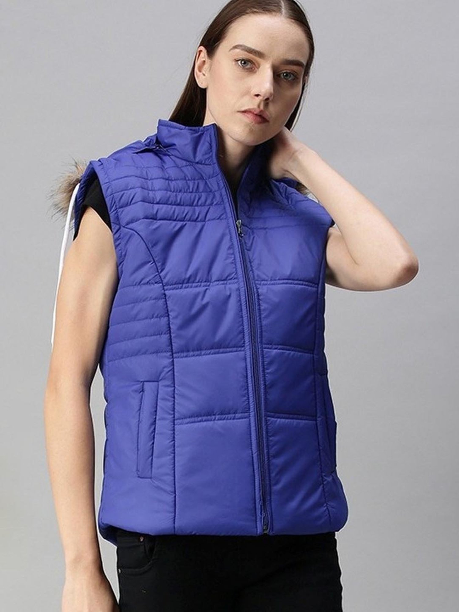 VOXATI Blue Quilted Jacket