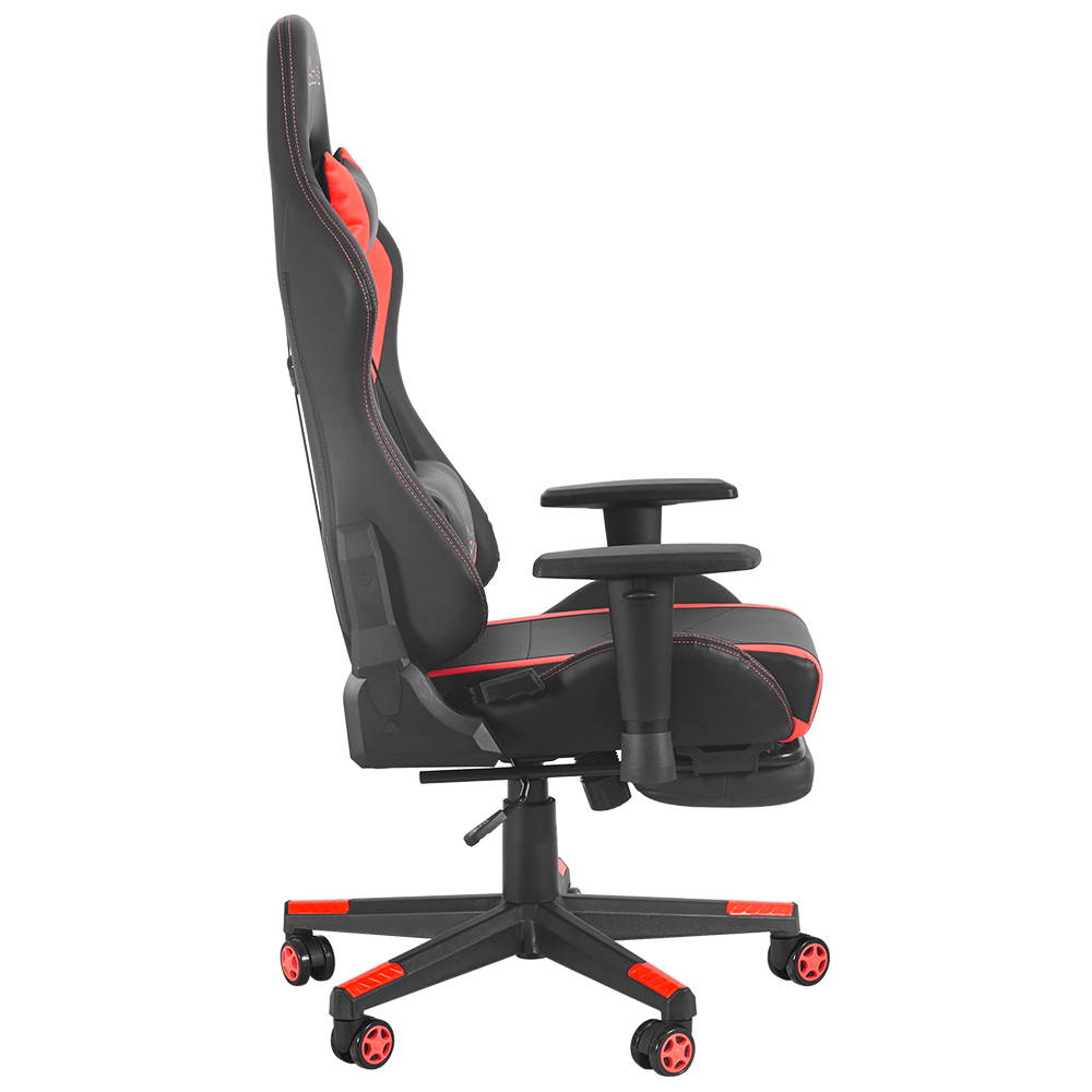 Eclife High Back Computer Game Chair with Adjustable Massage Lumbar Support and Headrest Racing Style Swivel Executive Office Desk Gaming Chair