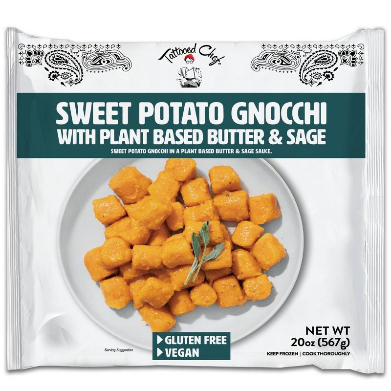 Tattooed Chef Frozen Sweet Potato Gnocchi - 20oz