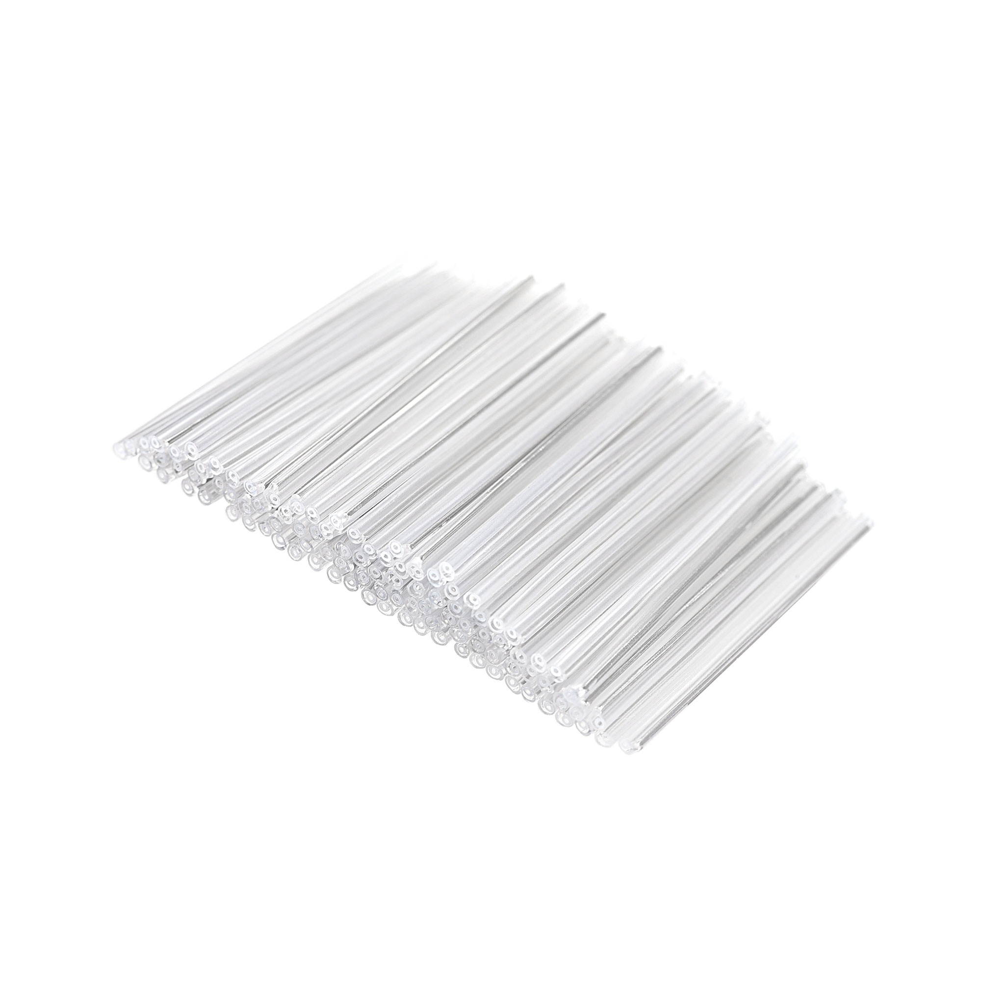 35mm 1.5mm OD Fiber Optic Sleeves, 2 Ends Pre-Shrunk Fiber Optic Fusion Splice Tube Protector Sleeves, Clear Heat Shrinkable Tubing 100pcs