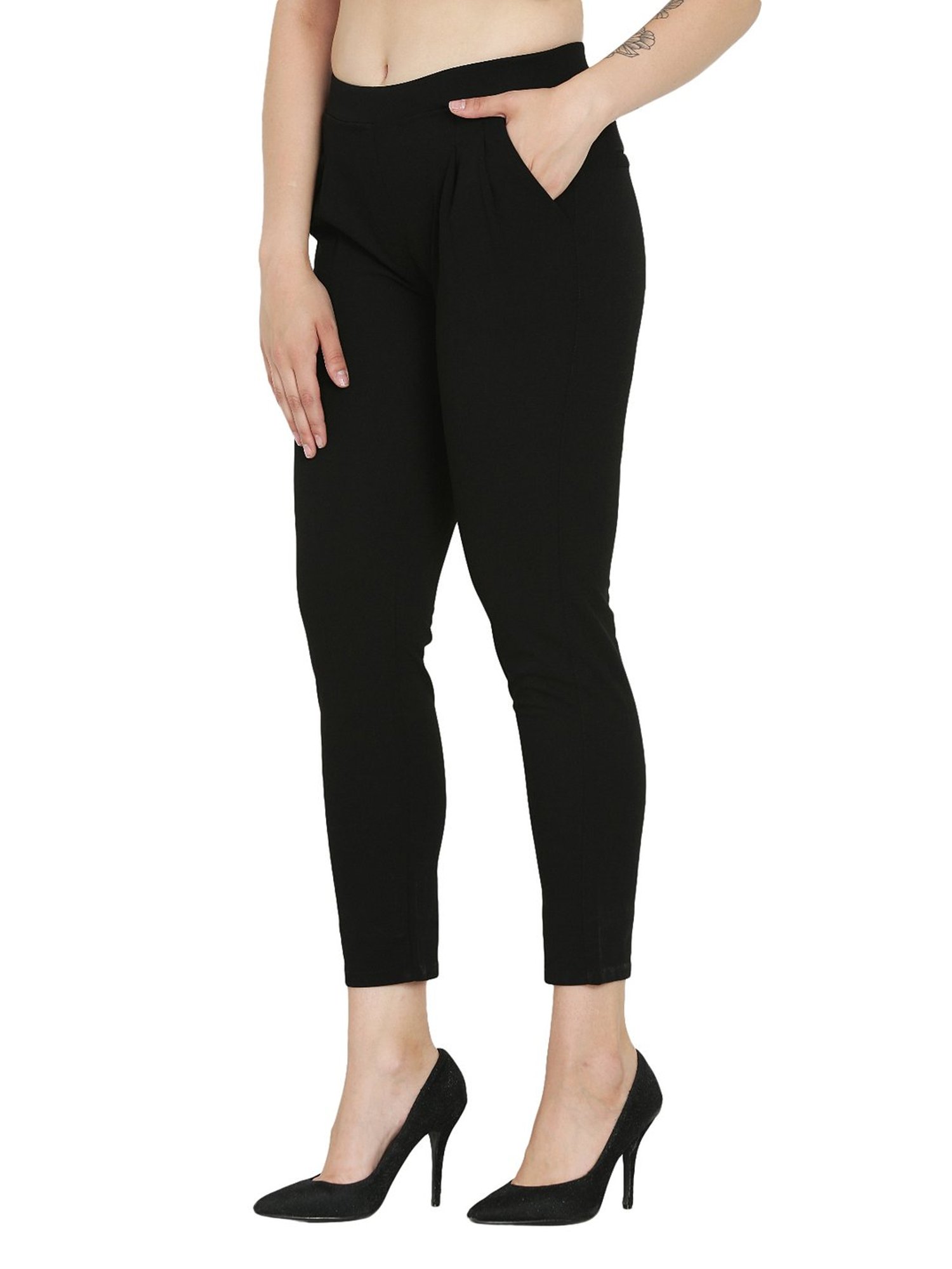 Westwood Black Cotton Trousers