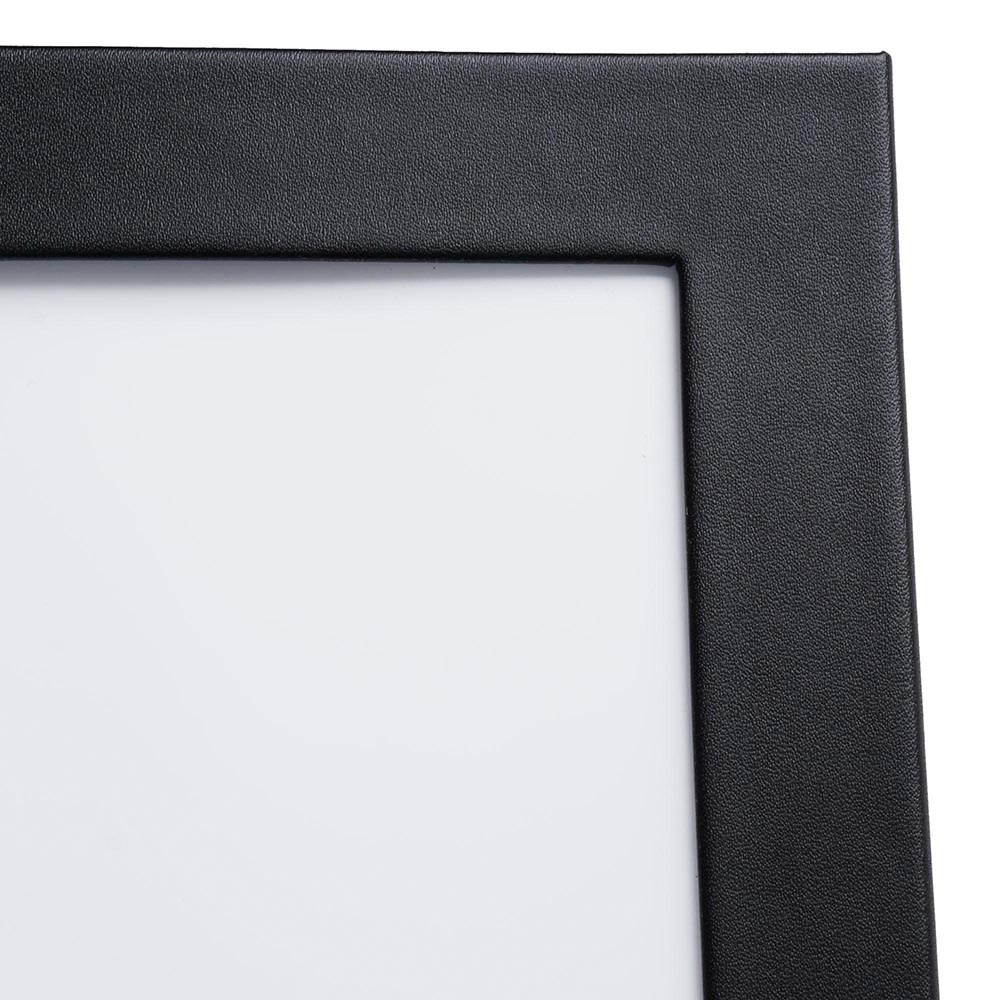 8.5"x14" 2-panel LED Backlit Illuminated Black Leatherette Menu Holder/check Displayer