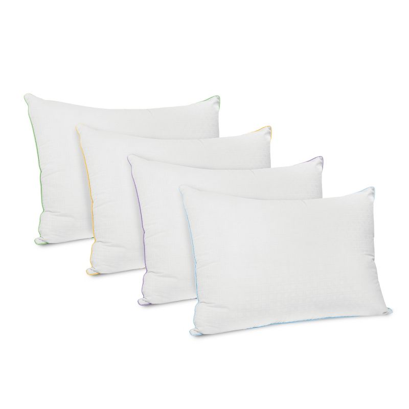 Downlite Soft White Goose Down Hypoallergenic Pillow &ndash; Perfect for Stomach Sleepers Standard