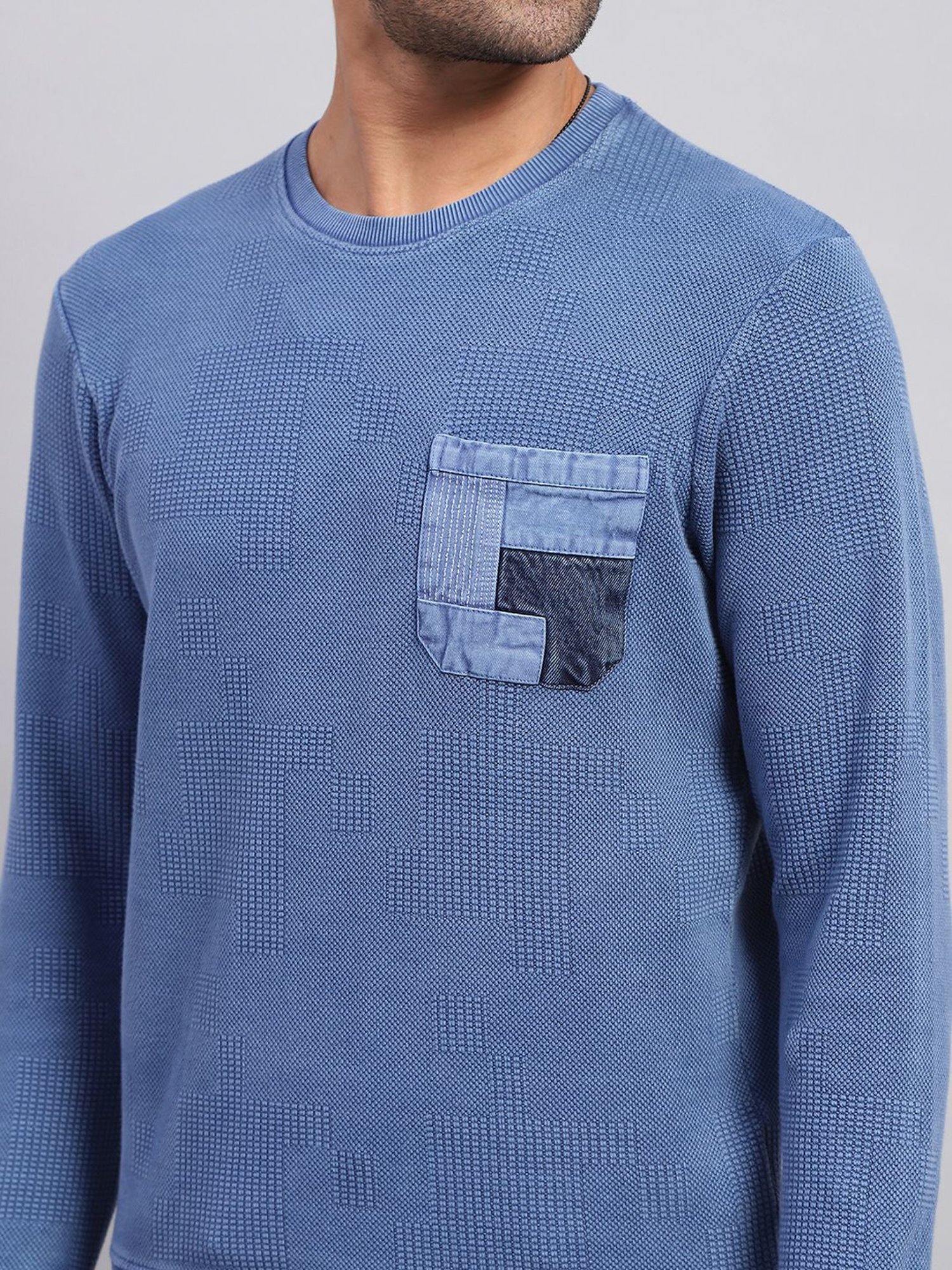 Monte Carlo Blue Regular Fit T-Shirt