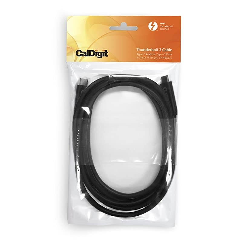 Intel Certified]  Thunderbolt 4 / USB 4 Cable - 40Gbps 100W Charging, Compatible with Thunderbolt 3 & USB-C, 2016+ MacBook Pro, 2020 M1 (0.8 Meter 2.62 Feet, Thunderbolt 4 / USB 4 Cable)