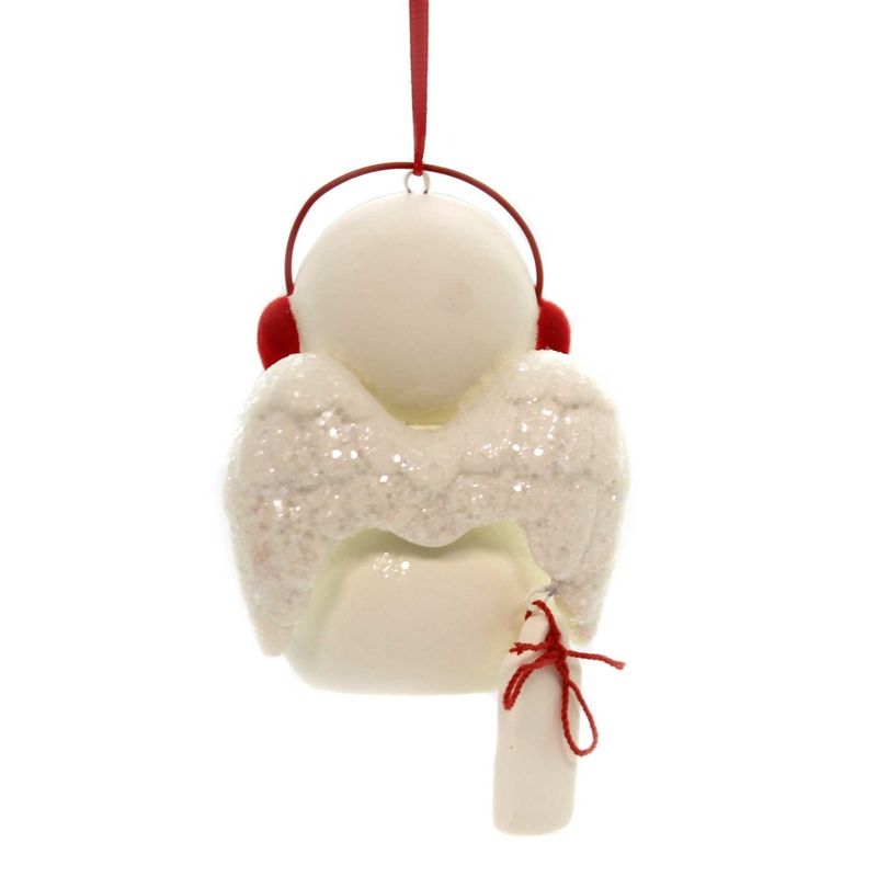 Holiday Ornaments 3.0" You Are The Smile On My Heart Snowpinions Christmas Angel  -  Tree Ornaments