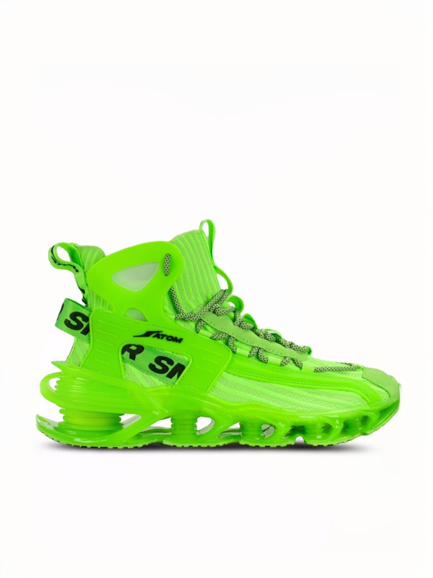 Atom Men's Alpha Predator Green Running Shoes