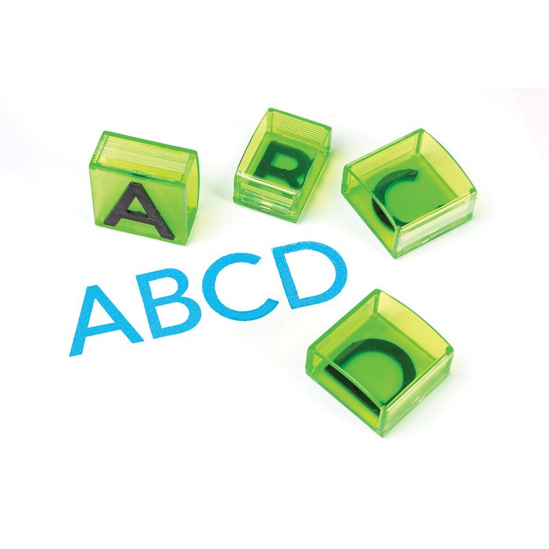Educational Insights See & Stamp Jumbo Alphabet Uppercase Transparent Stamps