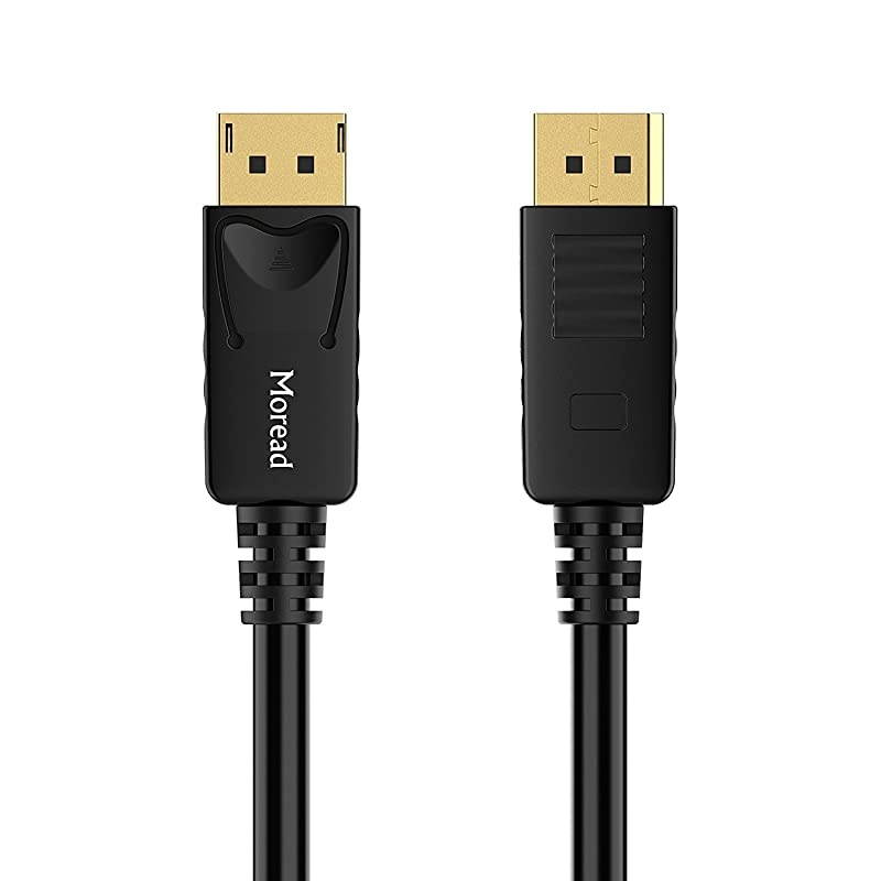 DisplayPort to DisplayPort Cable 3 Feet GoldPlated Display Port Cable 4K60Hz 1440p144Hz DP Cable Compatible with Computer Desktop Laptop PC Monitor Projector Black