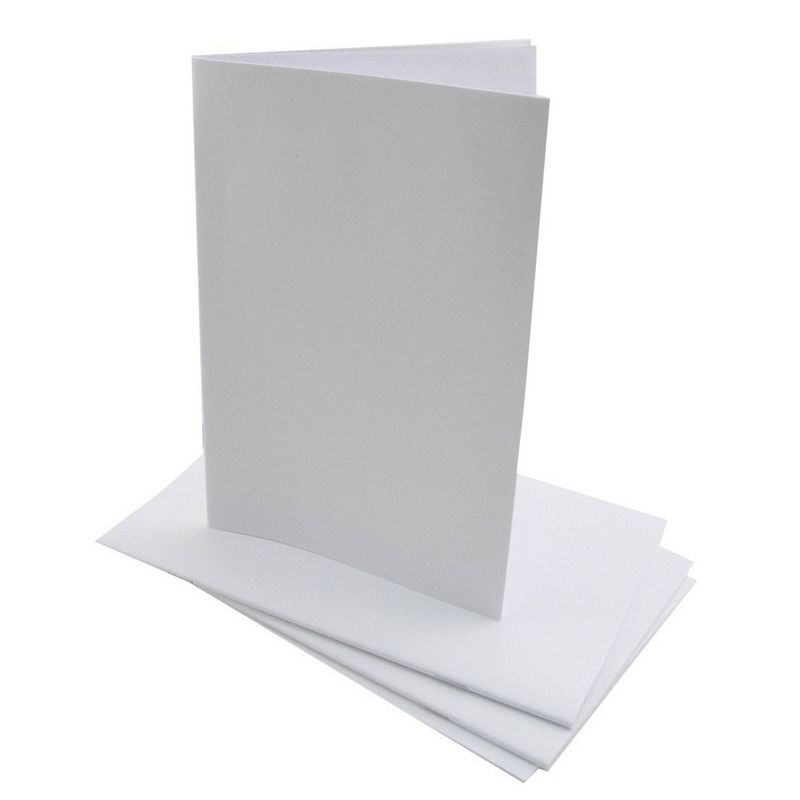 20ct 5.5" x 8.5" Blank Paperback Books White - Hygloss