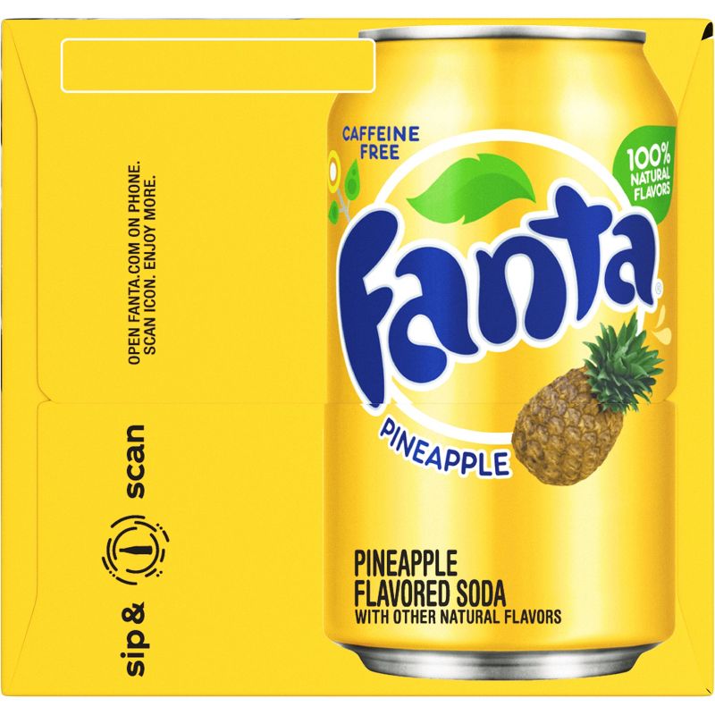Fanta Pineapple Soda - 12pk/12 fl oz Cans