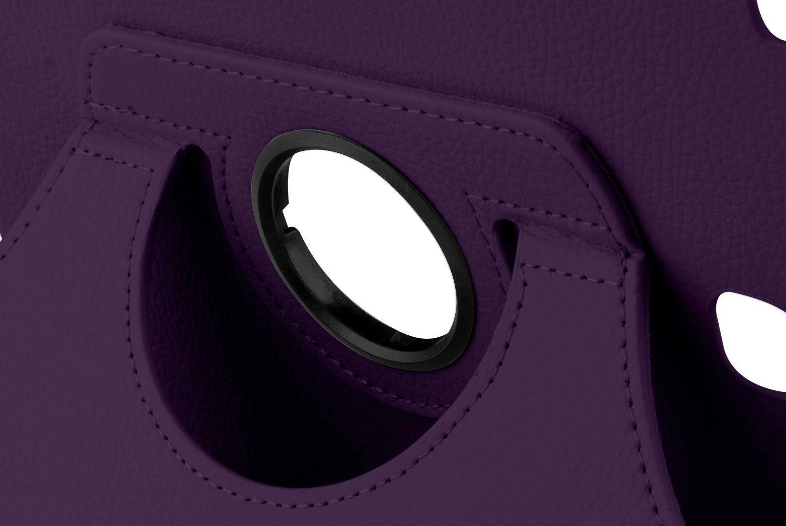 Hellfire Trading PU Leather Case 360 Rotating for Samsung Galaxy Tab A 8 T350 8" - Purple