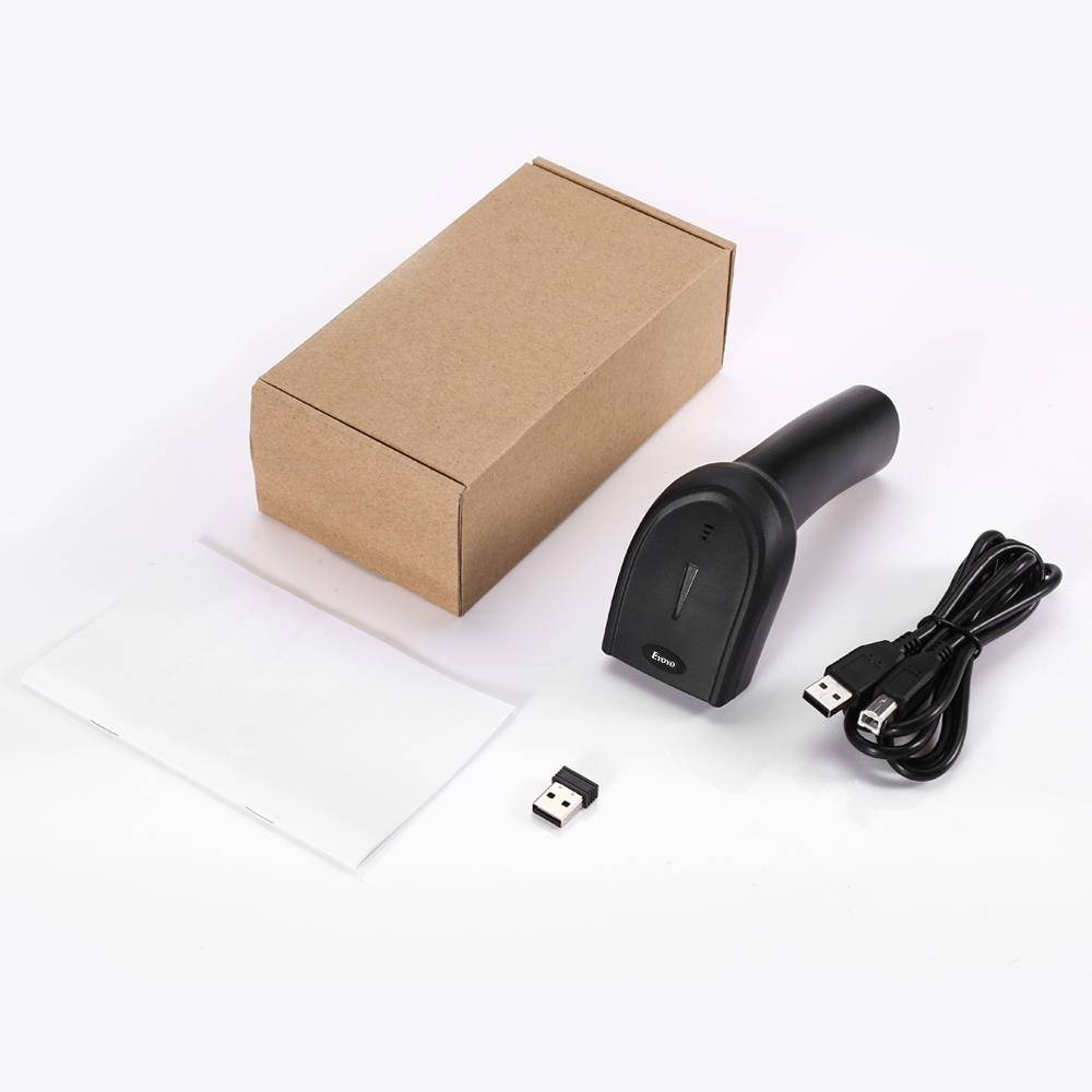 1D 2D QR Bluetooth Handheld Barcode Scanner, 3-in-1 Bluetooth & 2.4G Dongle Wireless & Wired Connection, CCD PDF417 Data Matrix Bar Code Reader for iPad, iPhone, Android Phones, Tablets Computer