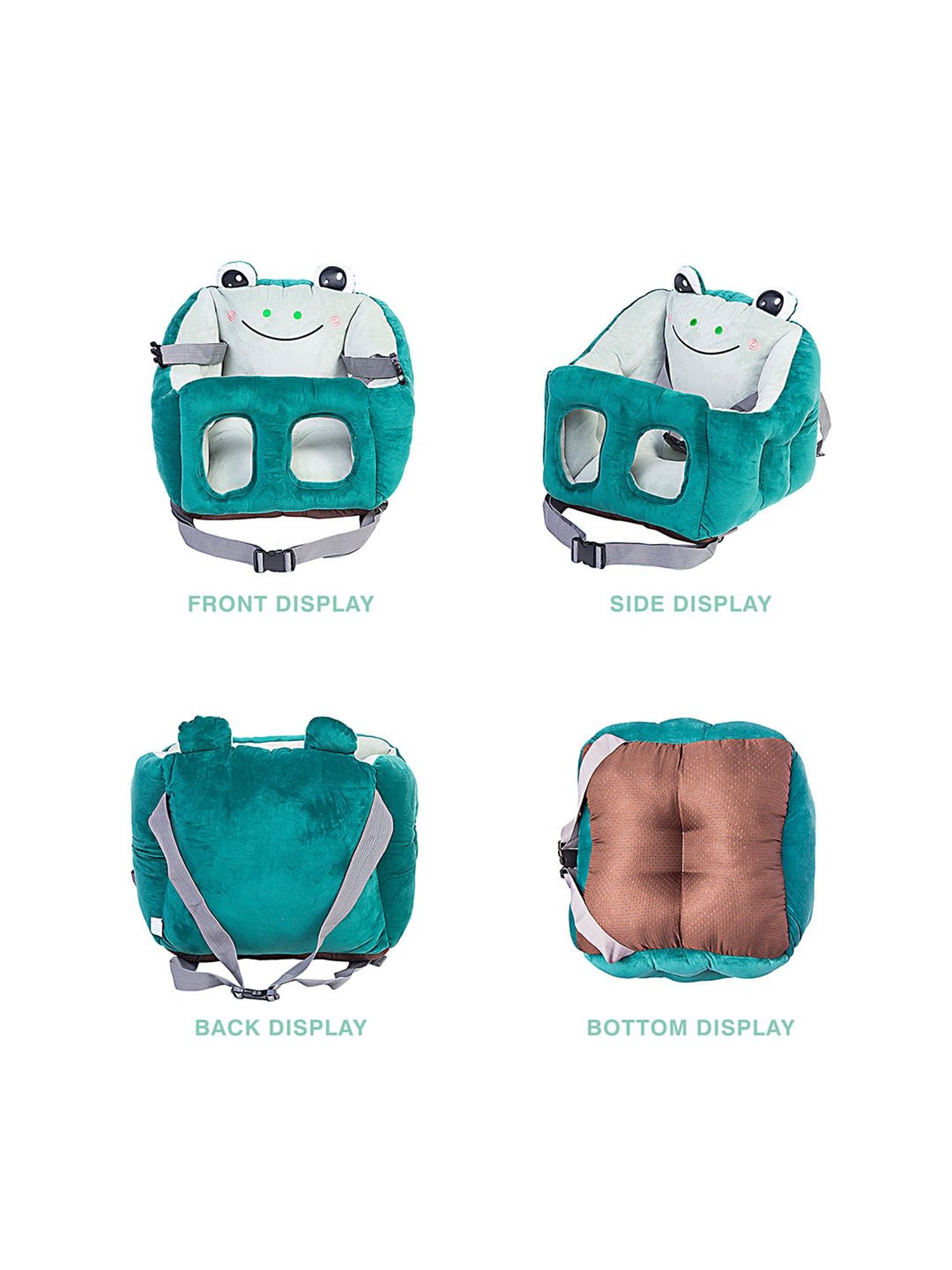 Baby Moo Frog Green Multifunctional Dining Chair