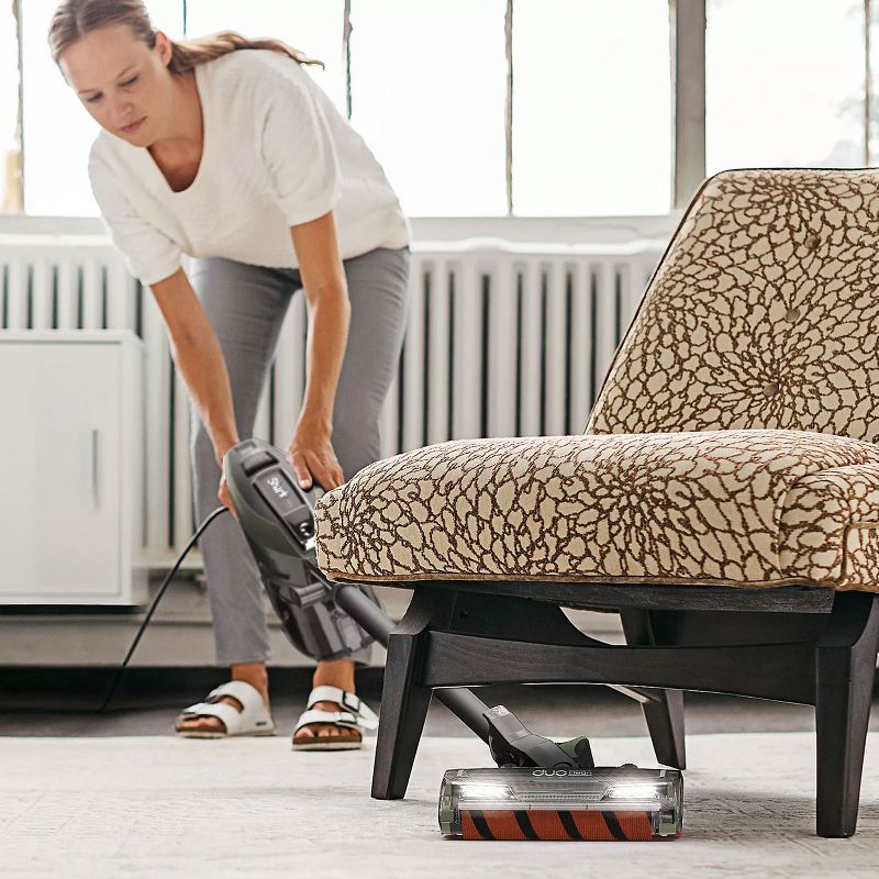 Shark ZS364QAB Lightweight APEX DuoClean Self-Cleaning Handheld Bagless Corded Quiet Upright Stick Vacuum Cleaner, Mint Green (Certified Refurbished)