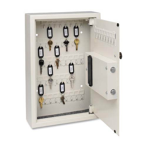 SteelMaster Electronic Key Safe 48-Key Steel Sand 11 3/4 x 4 x 17 3/8 20101