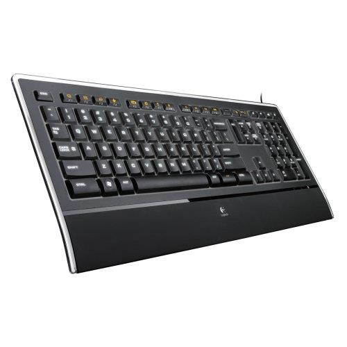 Logitech Illuminated Ultrathin Keyboard K740 with Laser-etched Backlit Keyboard and Soft-touch Palm Rest