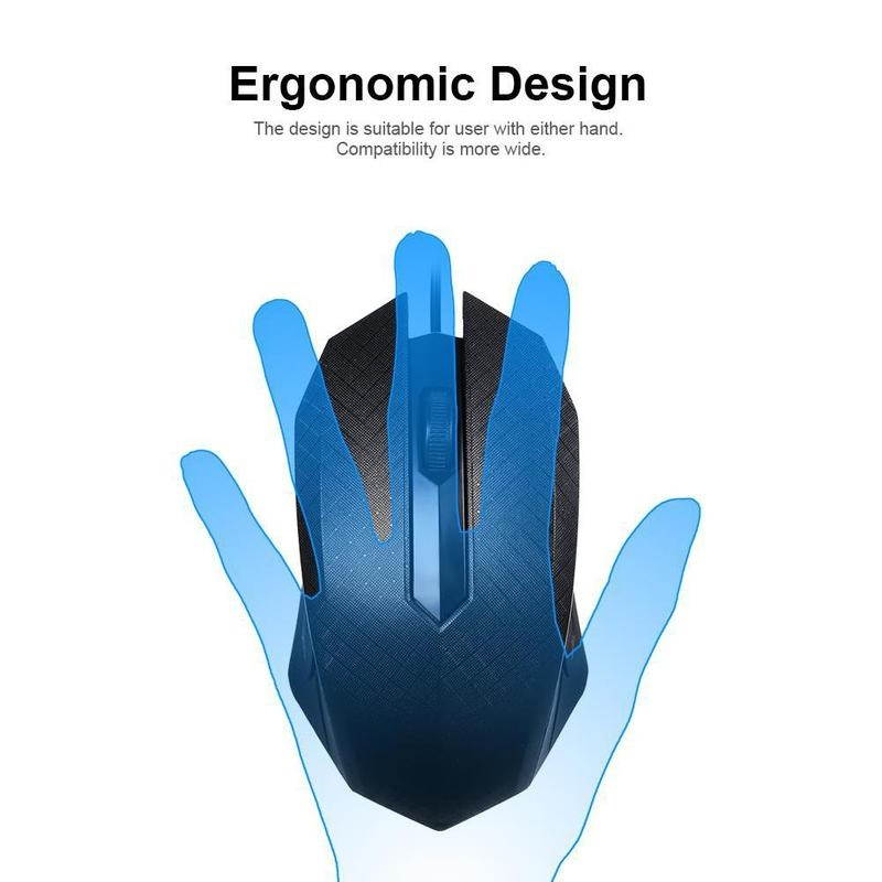 1Pcs Ergonomic Gaming Mouse 3 Keys LED Opto-Electronic Computer Gamer For PC Gamer Supplies Laptop Professional M K0S6