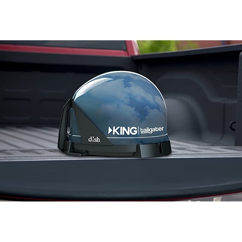 VQ4500 Tailgater Portable/Roof Mountable Satellite TV Antenna (for use with DISH) , Gray , Western Arc Satellites