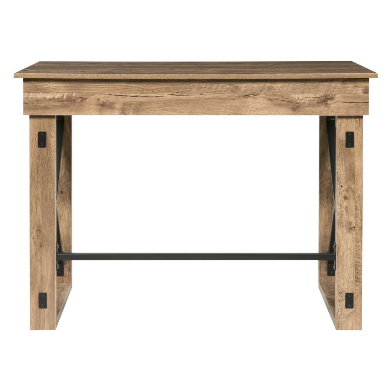 Martin Standing Desk With Drawer Oak - OneSpace