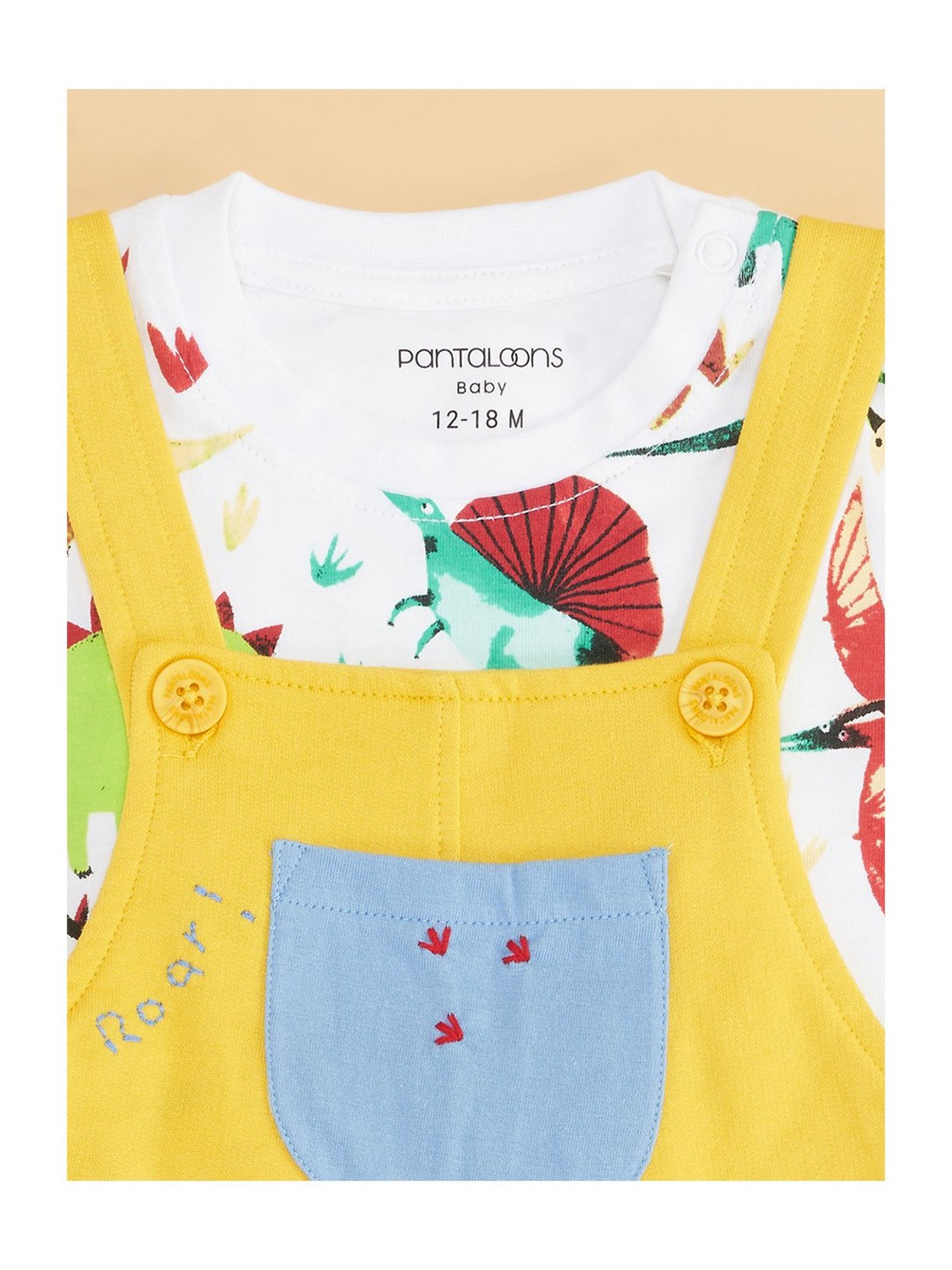 VASTRAMAY Girls Green Printed Clothing Sets