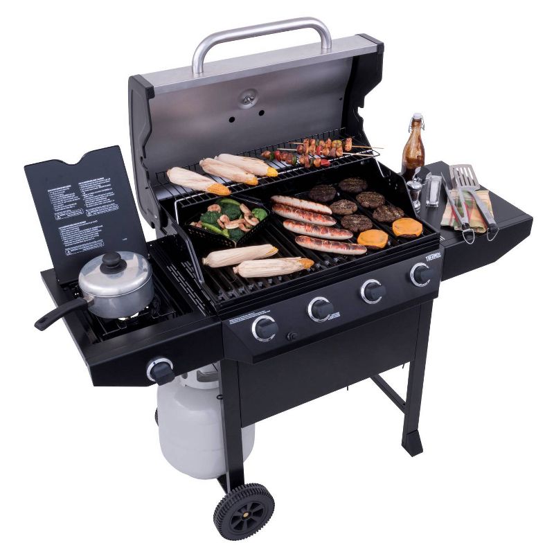 Kenmore 3-Burner Pedestal Gas Grill PG-4030400 Brown