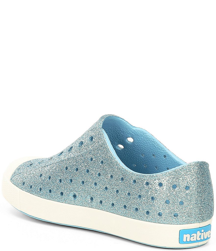 Native Girls' Jefferson Bling Glitter Slip-On Sneakers (Youth)