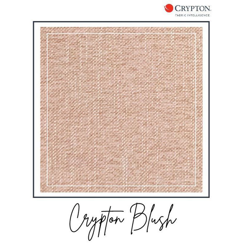 The Stair Barrier Portable Travel Wide Banister to Banister Retractable Fabric Baby and Pet Safety Gate, 42 to 52 Inch, Crypton Blush