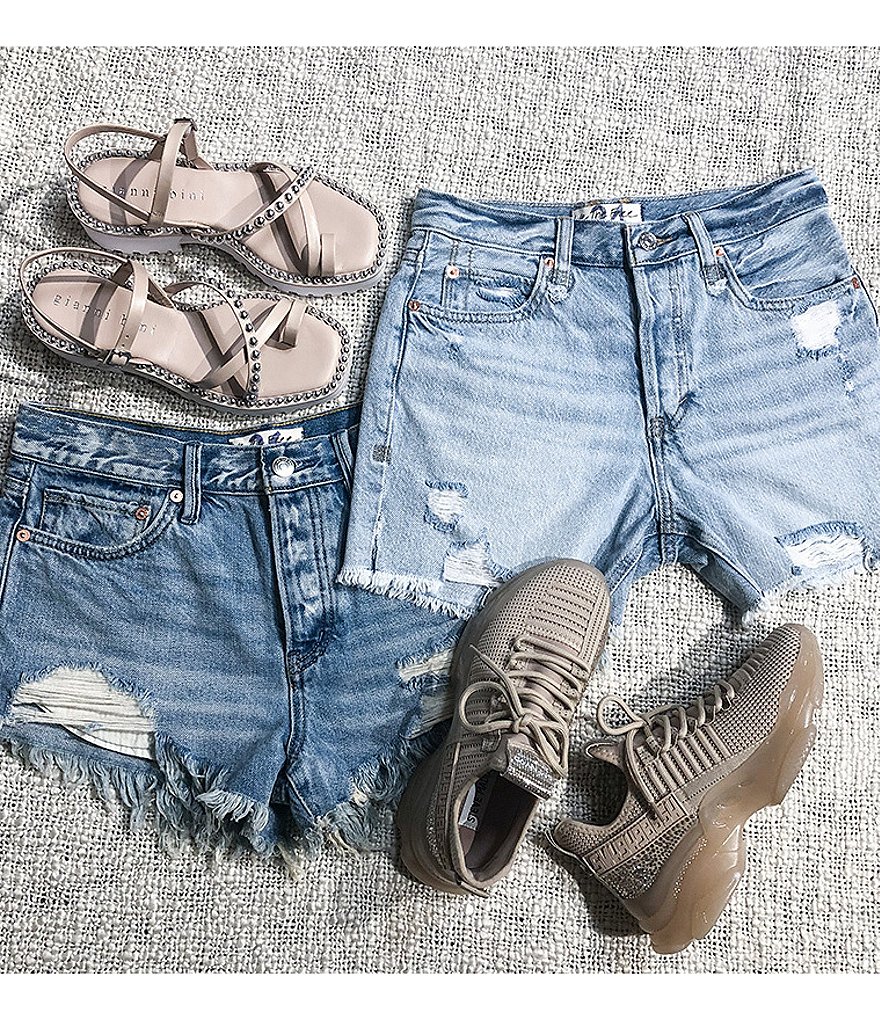 Cloth & Stone Button Side Coordinating Shorts