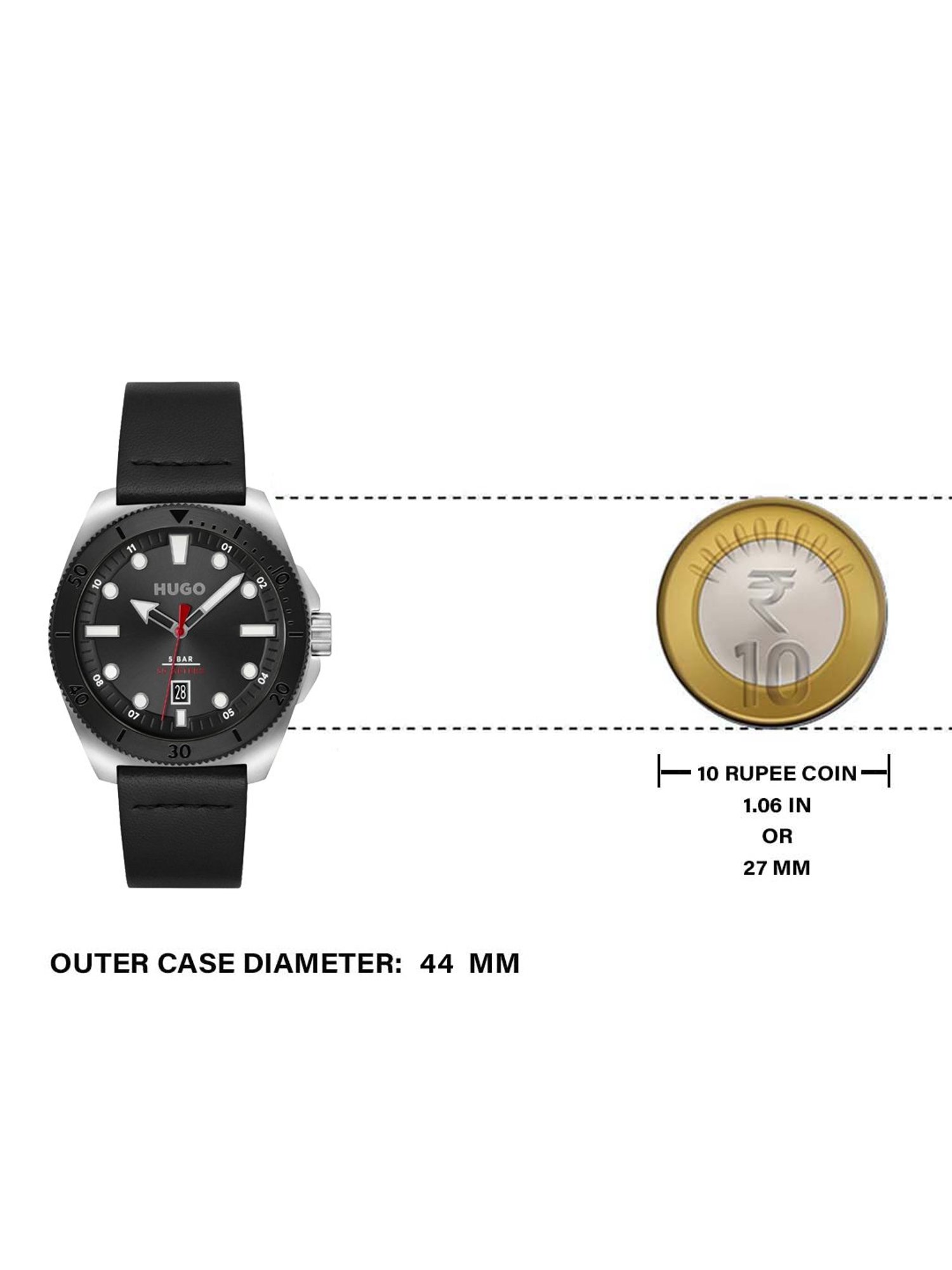 HUGO MGI-1530301 Visit Analog Watch for Men