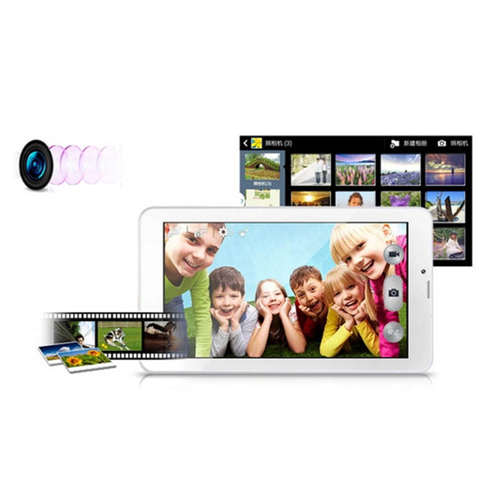 9 Inches Mtk6572 Dual Core 3g Tablet Pc Support 2g 3g Sim Card Two Slot Phone Call Gps Bluetooth Wifi Fm Two Cameras Android Tablet Pc,white Color