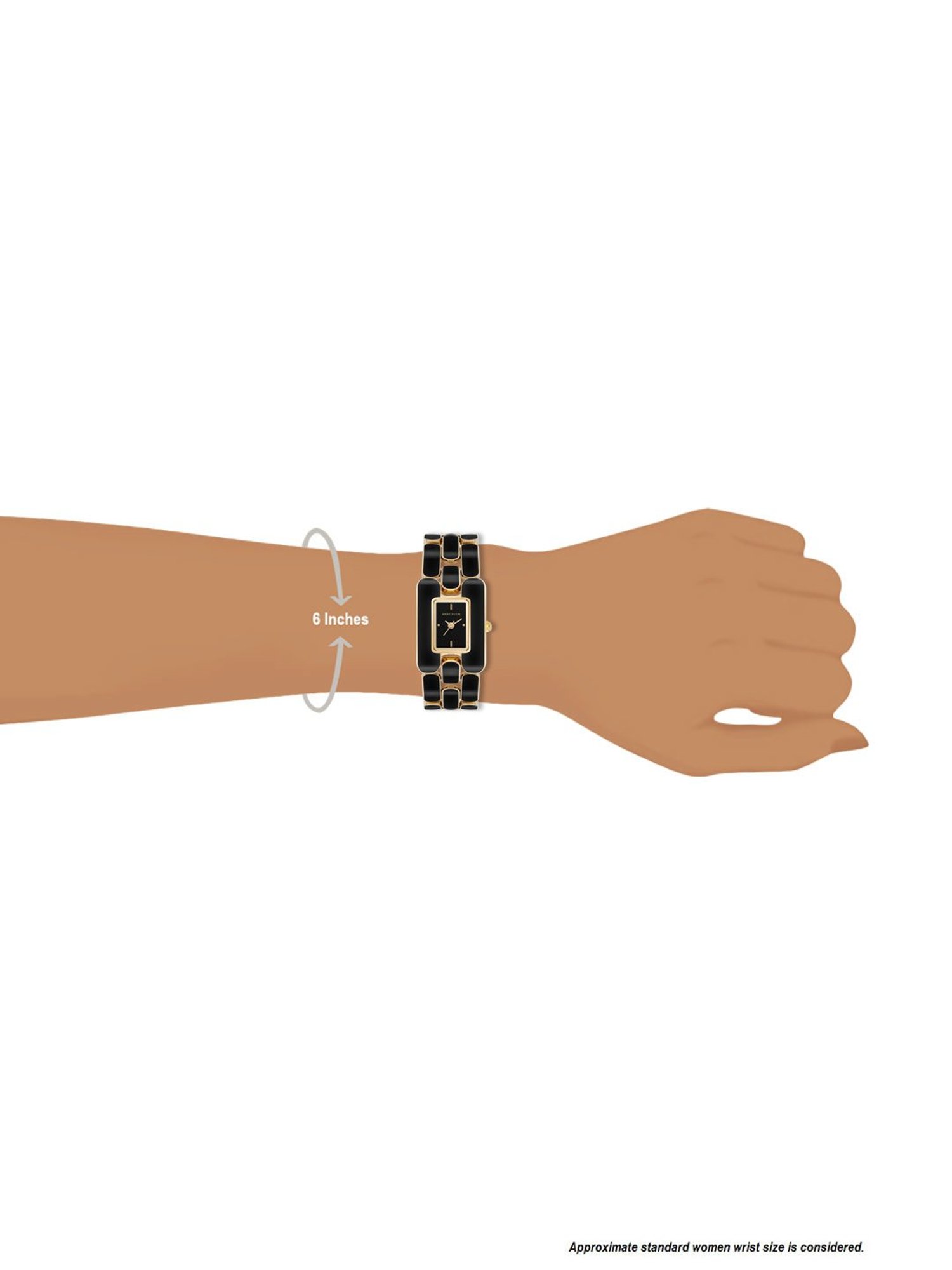 Anne Klein AK4068GPBK Analog Watch for Women