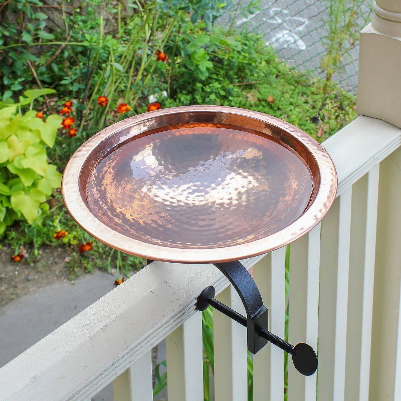 9" Classic II Birdbath with Tripod Stand Antique Copper - Achla Designs