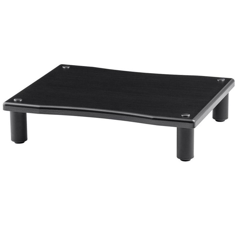 Monolith Amplifier/Component Stand XL - Black, Open Air Design, Scratch-Resistant, Hold Up to 200lbs. Perfect Way to Organize AV Components