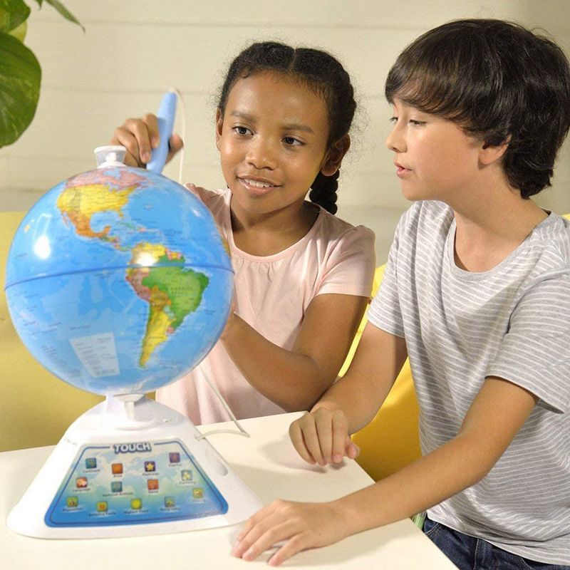 Oregon Scientific SG268 SmartGlobe Discovery Interactive Education Globe (White)