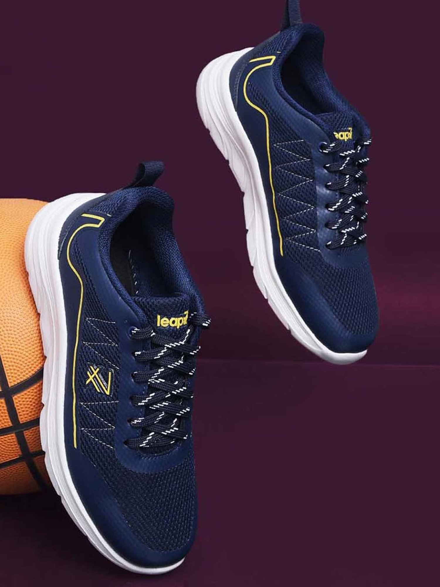 Leap7X by Liberty Men's Navy Running Shoes