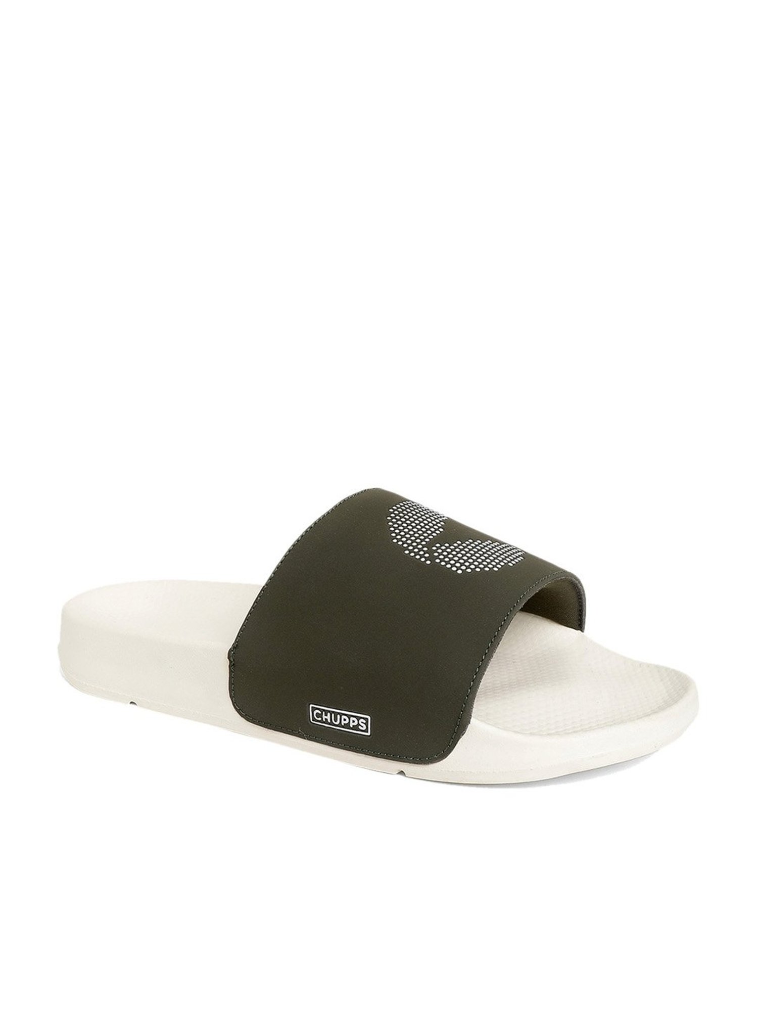 Chupps Men's Olive Slides