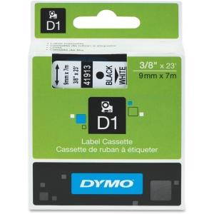 Dymo Black on White D1 Tape