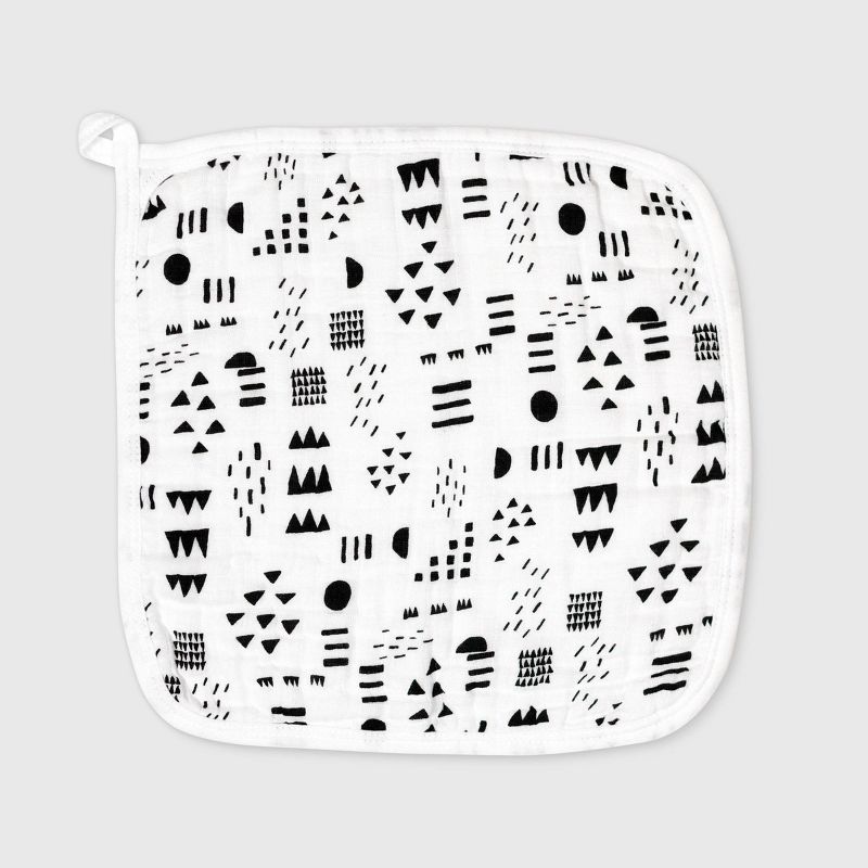 Honest Baby 3pc Organic Cotton Pattern Play Towel Set