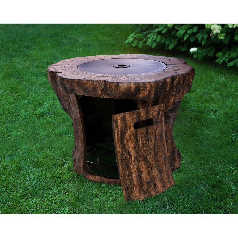 DeckMate 30371 Avondale Outdoor Backyard Patio Portable Steel Fire Bowl Fire Pit, Antiqued Copper Finish