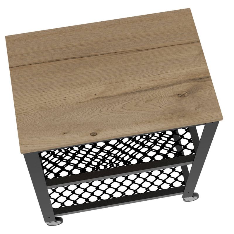 Emery Kitchen Cart Light Wood - RST Brands