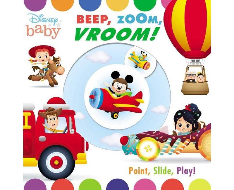 Disney Baby: Beep, Zoom, Vroom! - by Maggie Fischer (Board Book)