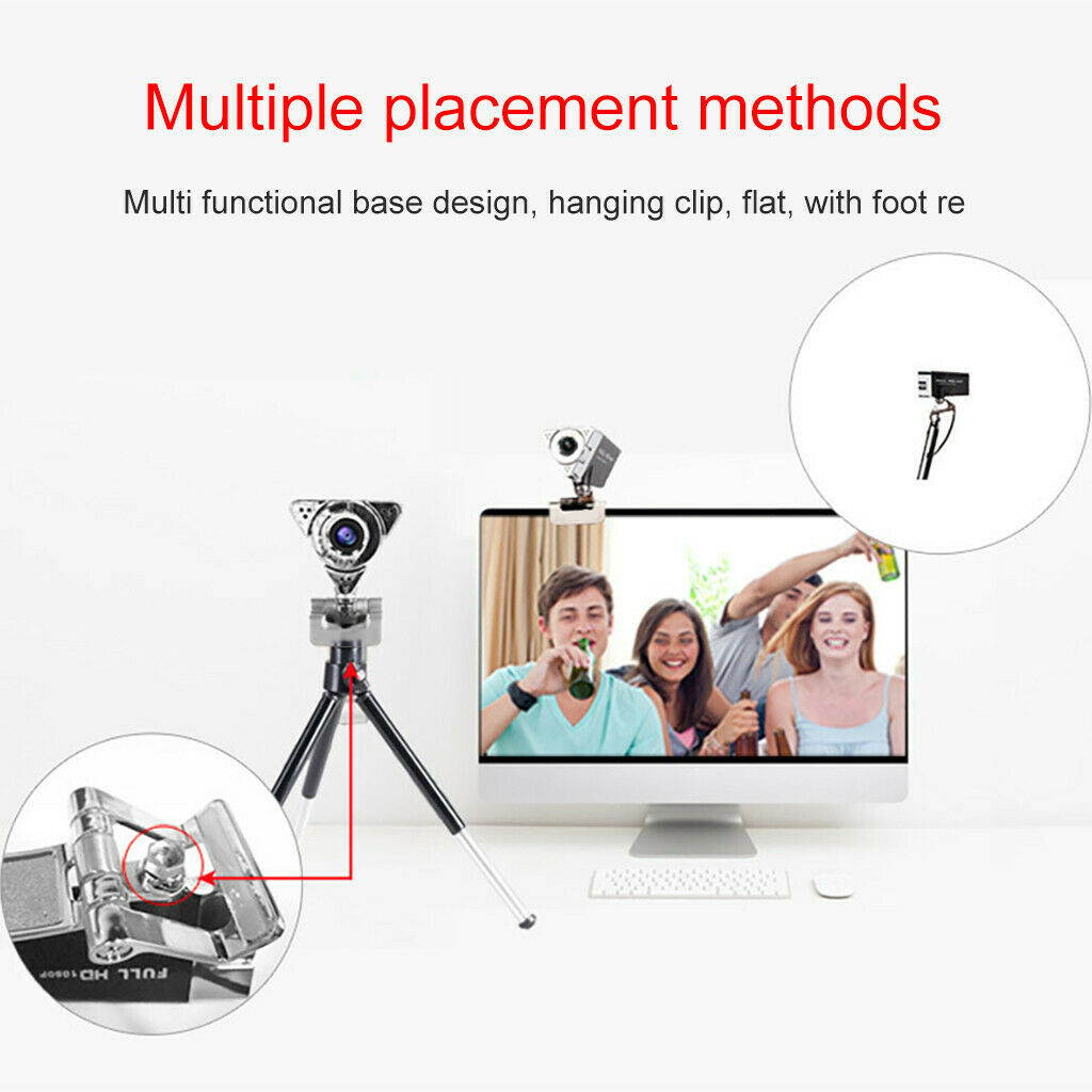 USB Digital Full HD 1080P Video Camera Webcam Meeting Video with Microphone