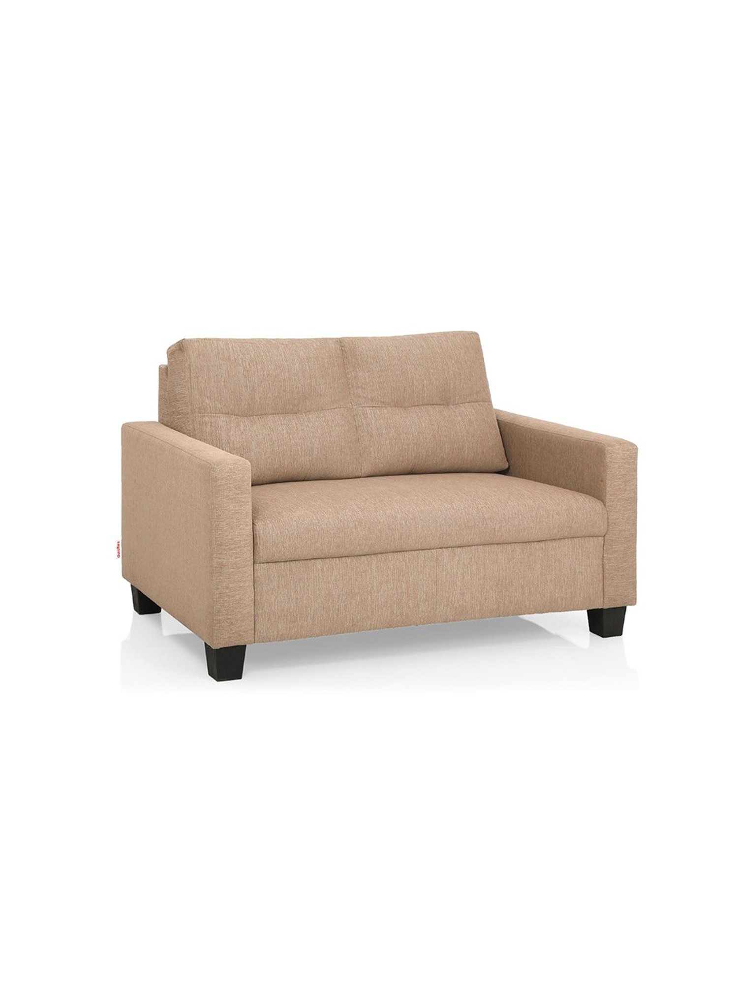 Duroflex Ease Brown Neem Wood 2 Seater Sofa